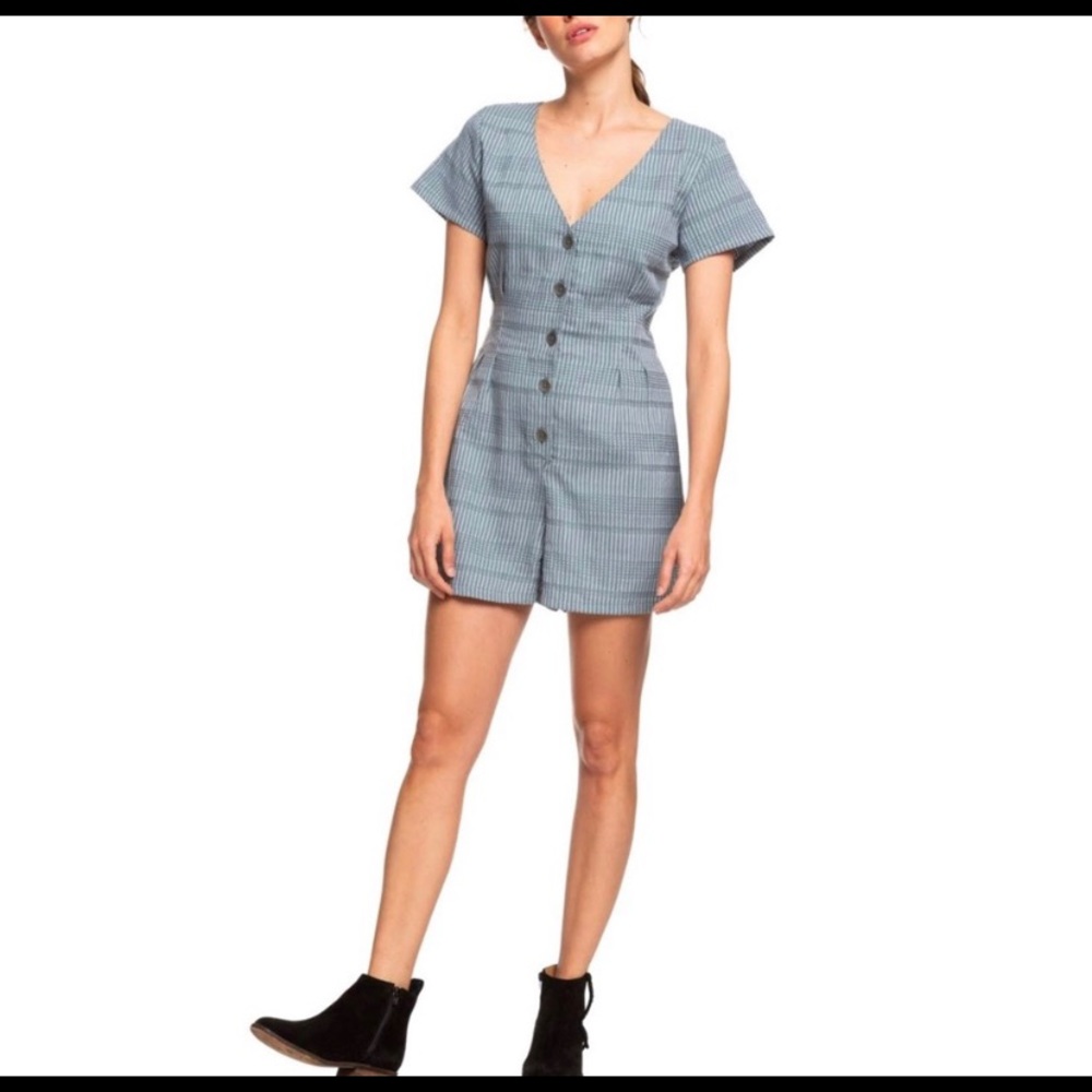 Roxy blue romper size M
